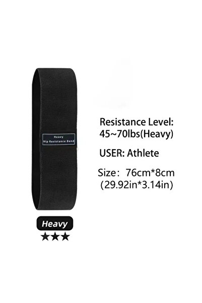 Choice ZD04-L Basic Fabric Resistance Hip Booty Bands Glute Squat Circle Stre...