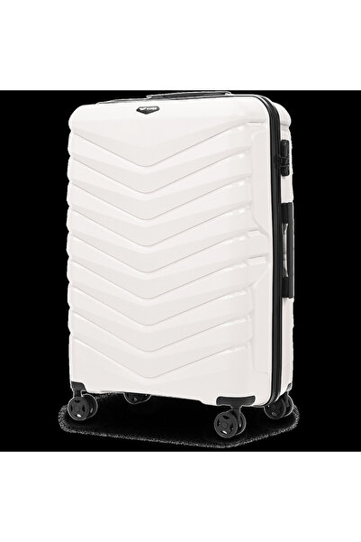 WINGS BRAND Valiză Large Wings PHOENIX 2.0 din polipropilenă 28 " ALB