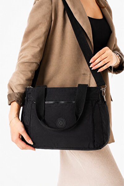 Kılinkır Women's Cross Strap Shoulder Bag Multi-Eye Zippered Inside Lining