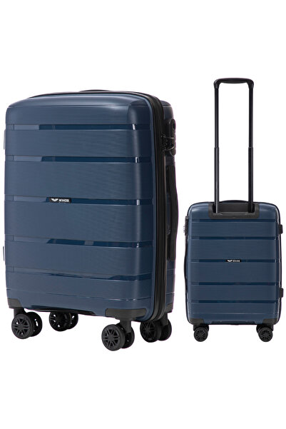 WINGS BRAND Cabin Wings HAWFINCH 3.0 valiză din polipropilenă 20 " ALBASTRU