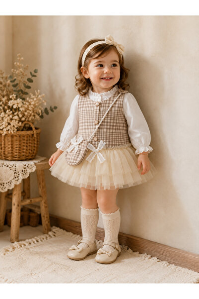 ULTİMA BABY KIZ BEBEK TÜTÜLÜ ELBİSE