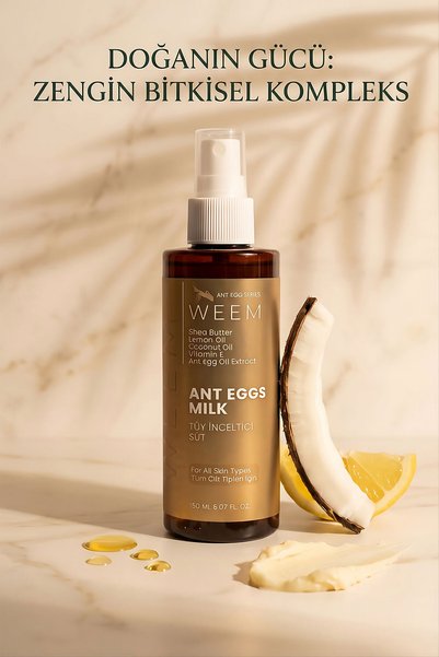 weem Hair Reduction & Body Moisturizing Milk with Ant Egg Oil - 150 ml