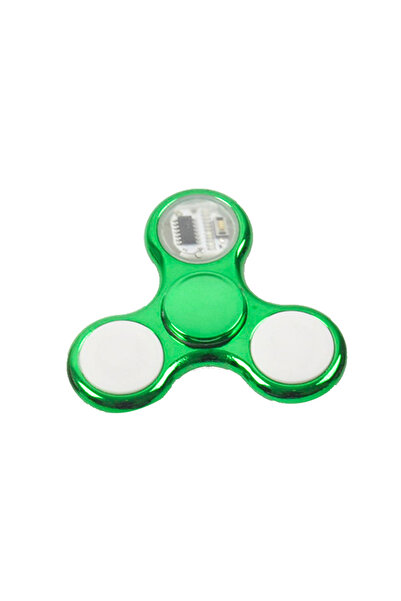 Choice green 6colors Creative LED Light Luminous Fidget Spinner Changes Hand ...
