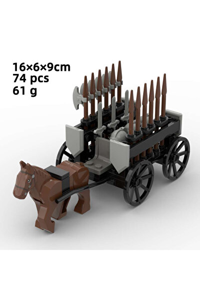 Choice8 No original box City Creativity DIY Medieval Knight Carriage Chariot ...
