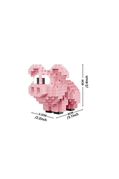 Choice6 in bag Pig Blocks Parrot Puzzle Assembly Building Blocks Toys Animal ...