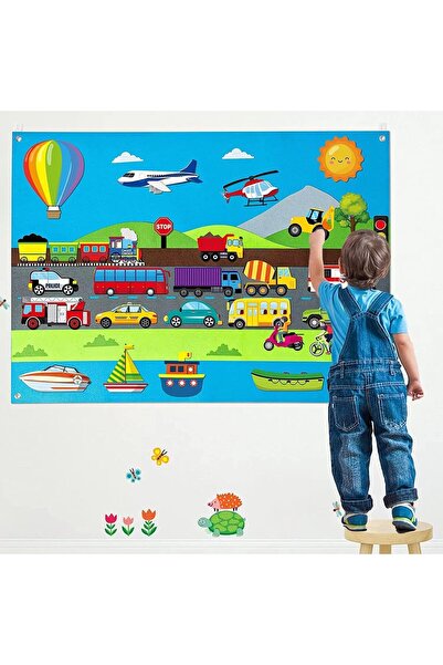 Choice3 C Farm Animals Felt Story Busy Board 4 IN 1 Themed Storytelling Farm ...