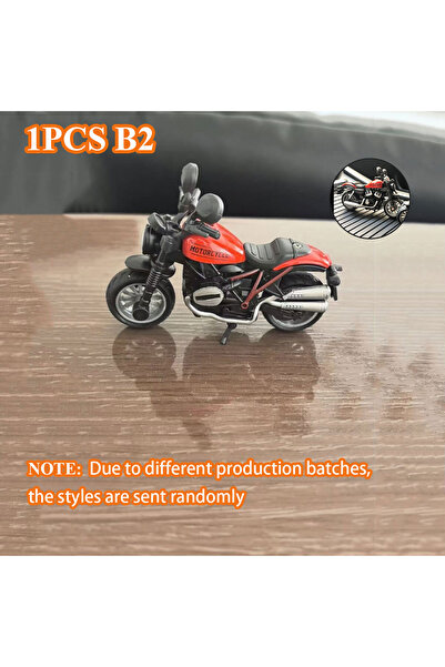 Choice3 red 1PCS Motorcycle Model Toys Mini Vehicles Decoration Accessories f...