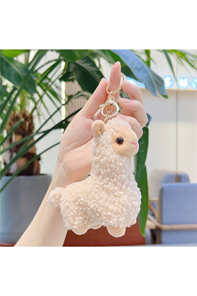 Choice A6 Cartoon Cute Alpaca Plush Pendant Creative Kawaii Doll Keychain Fas...