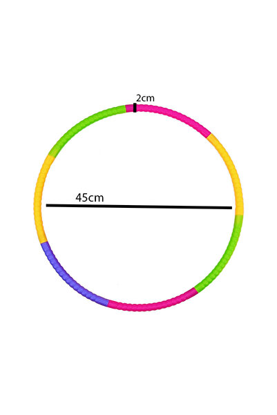 Choice A 45cm Children's waist spinning toy outdoor detachable exercise circl...