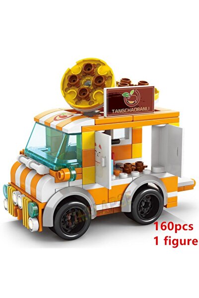 Choice5 no Box DIY Architecture Ice Cream Car Store Street View Food Building...