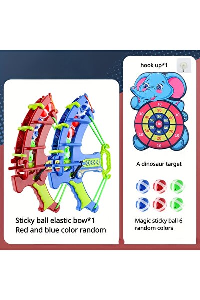 Choice Blue Montessori Throw Sport Slingshot Target Sticky Ball Dartboard Bas...
