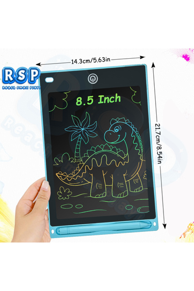 Choice1 Light Blue 1PC RSP 8.5 Inch Drawing Tablet LCD Writing Board For Kids...