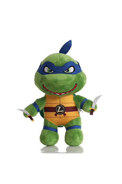 Choice Bandai Blue 25cm Ninja Turtles Plush Dolls Anime Game TMNT Leo Raph Mi...