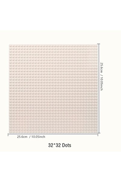 Choice8 32X32 Beige Base Plate 32*32 16X32 16X16 Dots Building Blocks Basepla...