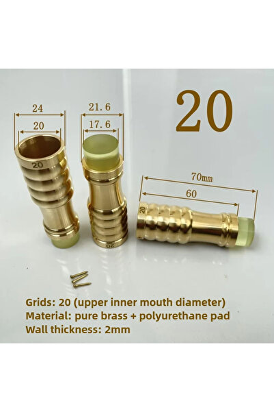 Choice 1PCS 20mm 1PCS Brass Cane Crutch Tip with Anti-Skid 12mm-26mm for Hiki...