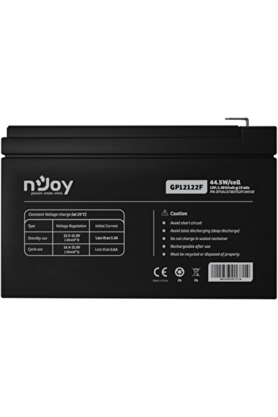 nJoy Baterie GP12122F 12V 44.5 W/celula