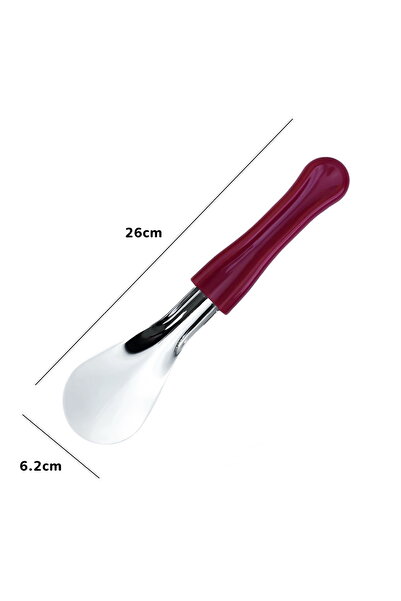 choice2 RED Professional 304 Stainless Steel Ice Cream Scoop Rose Shape Kitch...