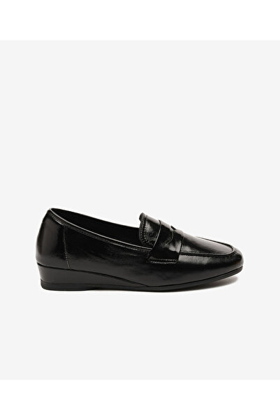Greyder Pantofi confortabili din piele naturală neagră pentru femei 5Y2RA35010