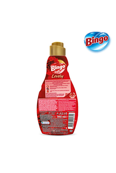 Bingo Soft Konsantre Çamaşır Yumuşatıcısı Lovely 1,44 Lt X 4 Adet