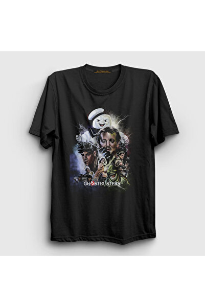 Presmono Unisex Black Cover Movie Ghostbusters Ghostbusters T-shirt245215tt