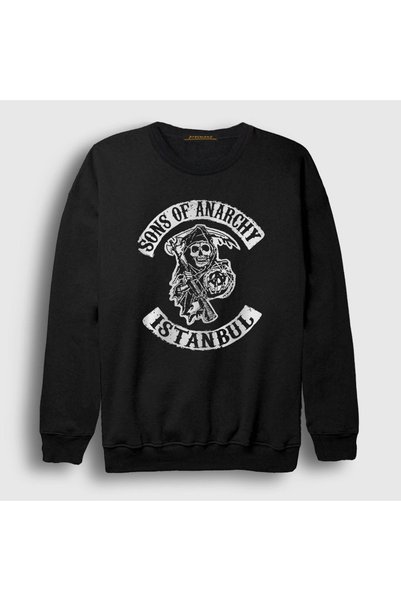 Presmono Unisex crna Istanbul majica "Sons Of Anarchy" 215107tt