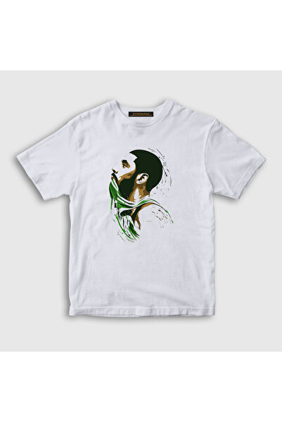 Presmono Unisex dečja bela košarkaška lopta Kyrie Irving T-shirt 296052tt