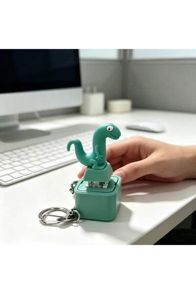 Choice1 1pcs Creative Scream Lizard Chicken Press Button Keychains Sound Ligh...