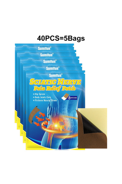 Choice 40pcs in 5bags 40/32/24/16/8Pcs Sumifun Sciatica Patch Hip Nerve Relie...