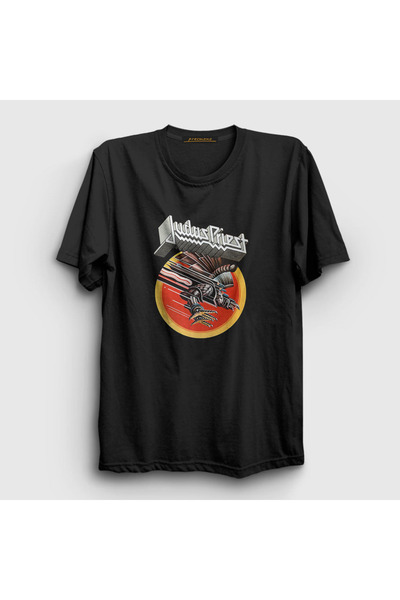 Presmono Unisex Black Vengeance Judas Priest T-shirt 88891tt