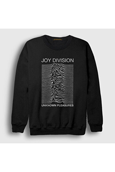 Presmono Unisex Black Unknown Pleasures Joy Division Sweatshirt 87792tt