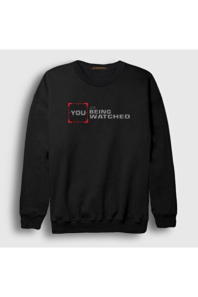 Presmono Unisex Black You Are Being Watched Person of Interest Sweatshirt 621...