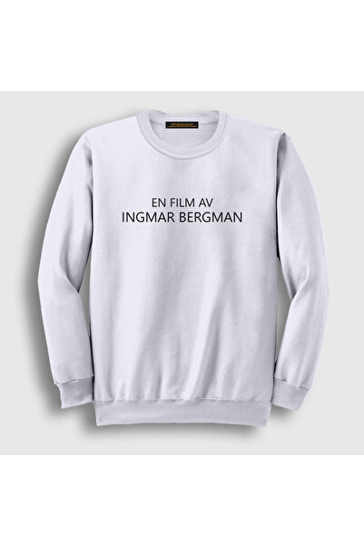 Presmono Unisex White Top Film Av Ingmar Bergman Gift Director Sweatshirt 577...