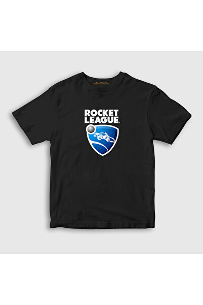 Presmono Unisex Kids Black Logo Game Rocket League T-Shirt 491599Tt