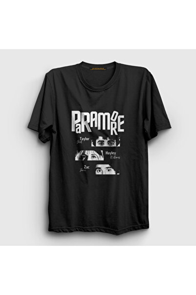 Presmono Unisex Black Band V2 Music Paramore T-Shirt 479410Tt
