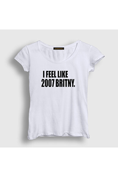 Presmono Ženska bela majica I Feel Like 2007 Britney Spears T-shirt 538388tt
