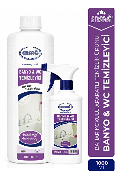 Ersağ Aparatlı Banyo WC Temizleyici 1000 ML