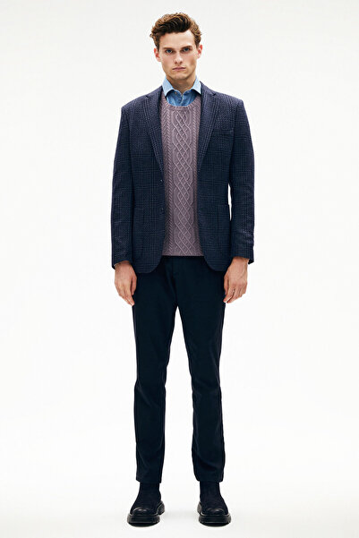 W Collection LACİVERT DÜĞMELİ CEKET