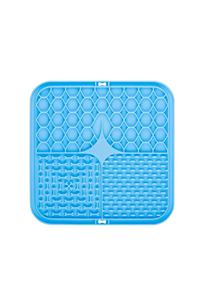 Choice Blue Pet Licking Plate, Slow Food Plate, Licking Pad, Silicone Pet Slo...