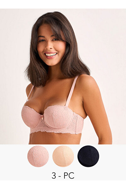 Splash FAV 3-Pack Balconette Bra