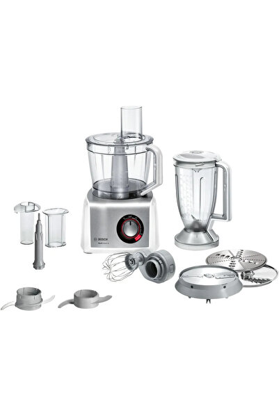 Bosch Robot de bucatarie MC812S814, 1250 W, 3.9 L, 50 functii, Alb/gri