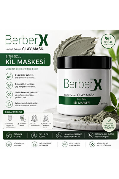 Dr. Rena Dermo Berberx Prof. Bitki Özlü Kil Maskesi 650 Ml Kil Maskesi 650 Ml