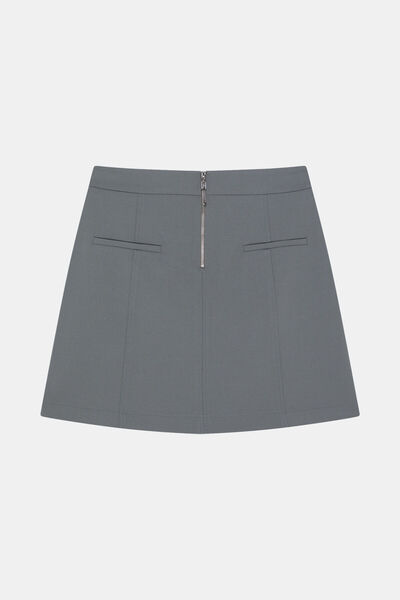 W Collection AÇIK HAKİ MİNİ ETEK
