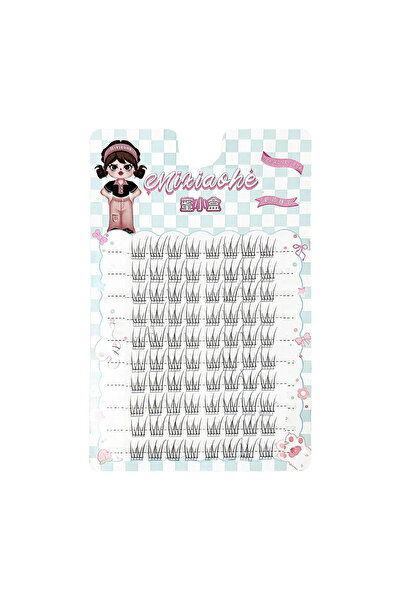 Choice A Glue Need Korean Style Ultra-thin False Eyelashes 10-11mm Mixed Leng...