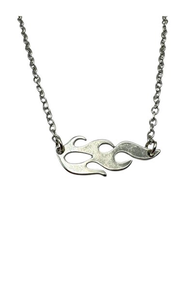 Herşey Nota Flame Design Unisex Necklace – Modern and Bold Design with 60 cm ...