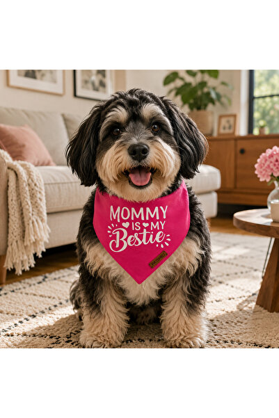 PATİMİO Mommys Bestie Kedi Ve Köpek Tasma Fular Bandana