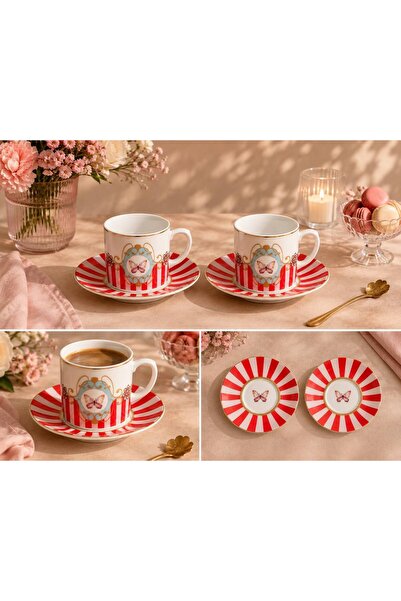 balsa group Balsa Mrk Model 2-Piece Porcelain Coffee Cup 90Cc Butterfly Patte...