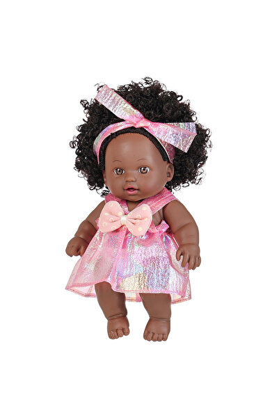 Choice A 8inch 20cm American African Black Doll with Clothes Full Vinyl Body ...
