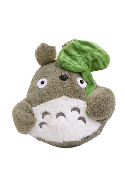 BANDAI 22cm Totoro 22/30cm Lovely Lotus Leaf Totoro Plush Toy Kawaii Fluffy T...