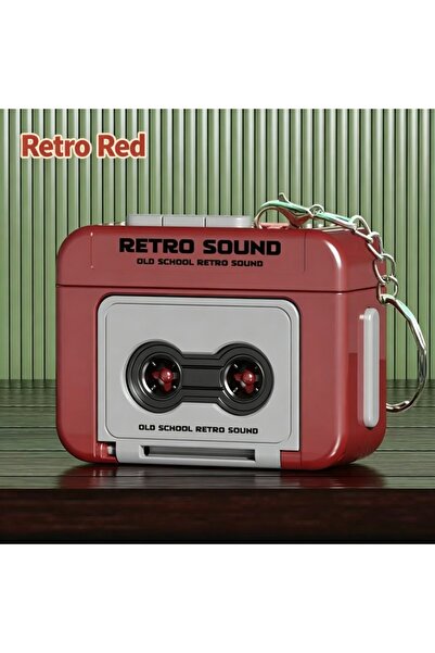 Choice 1pcs red 1pcs Mini Gramophone Keychain Vintage Sound Toy Funny Pendant...