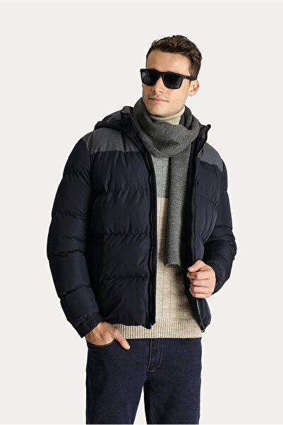 Kiğılı Palton sport cu glugă slim fit slim fit